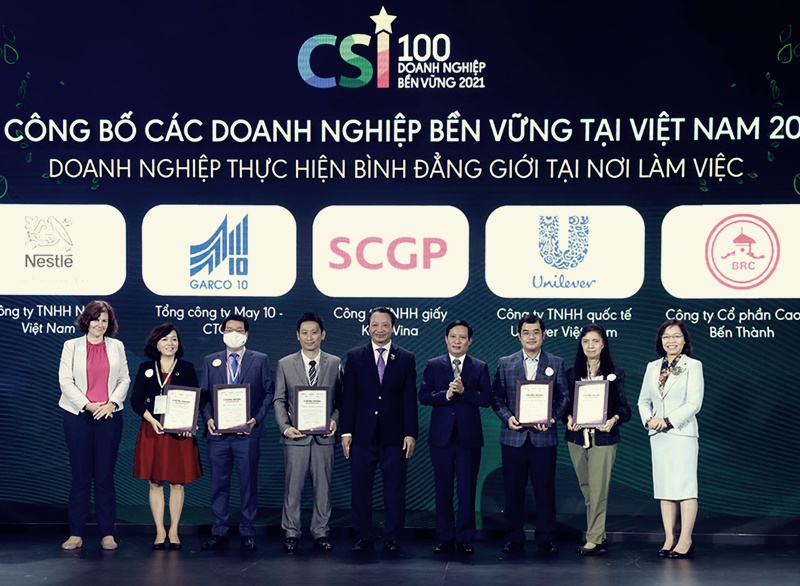 Berubco đạt danh hiệu top 5 doanh nghiệp tiên phong trong bình đẳng giới tại Việt Nam năm 2021