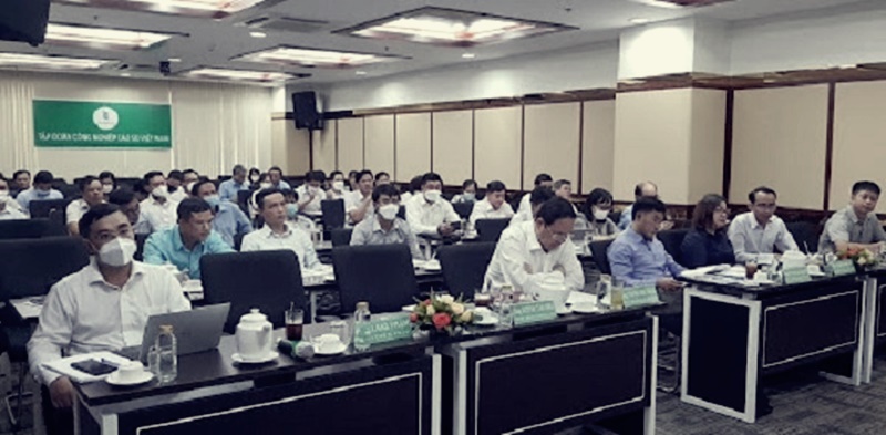 Hội nghị trực tuyến của tập đoàn cao su Việt Nam