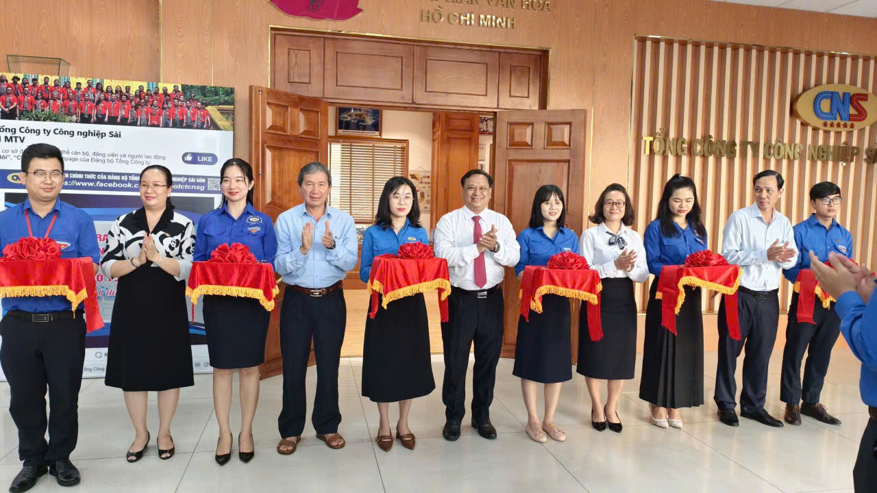CNS: LỄ RA MẮT KHÔNG GIAN VĂN HÓA HỒ CHÍ MINH VÀ CÔNG BỐ FANPAGE ĐẢNG BỘ TỔNG CÔNG TY CÔNG NGHIỆP SÀI GÒN